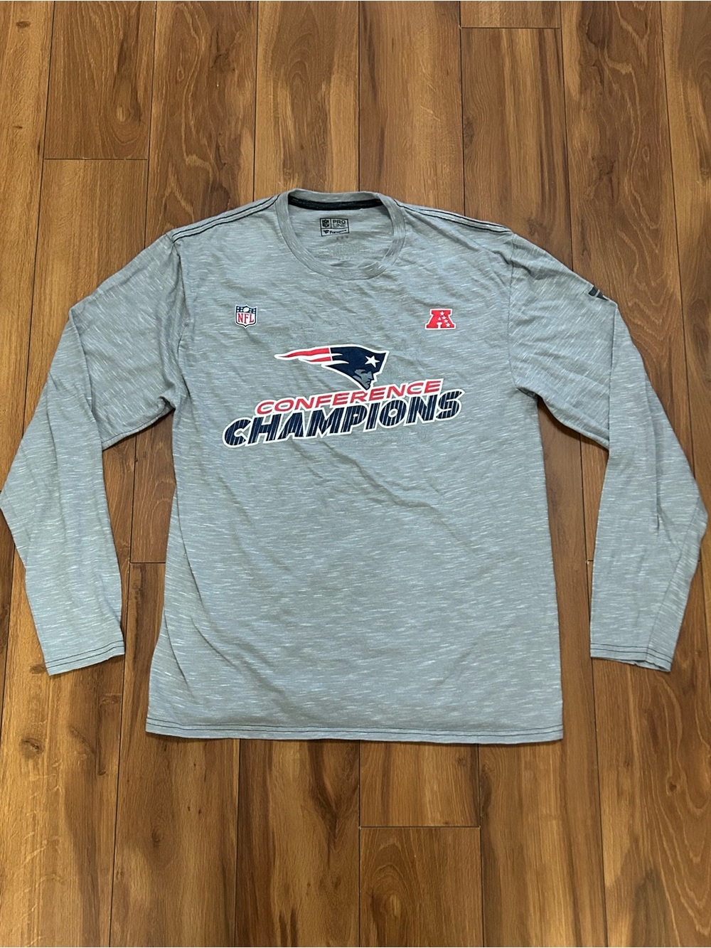 New England Patriots Conference Champions Long Sleeve Shirt Size M NFL Fanatics